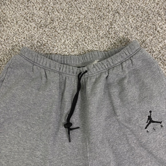 NIke Air Jordan Jumpman Air Fleece Pants Grey XL - Picture 2 of 9